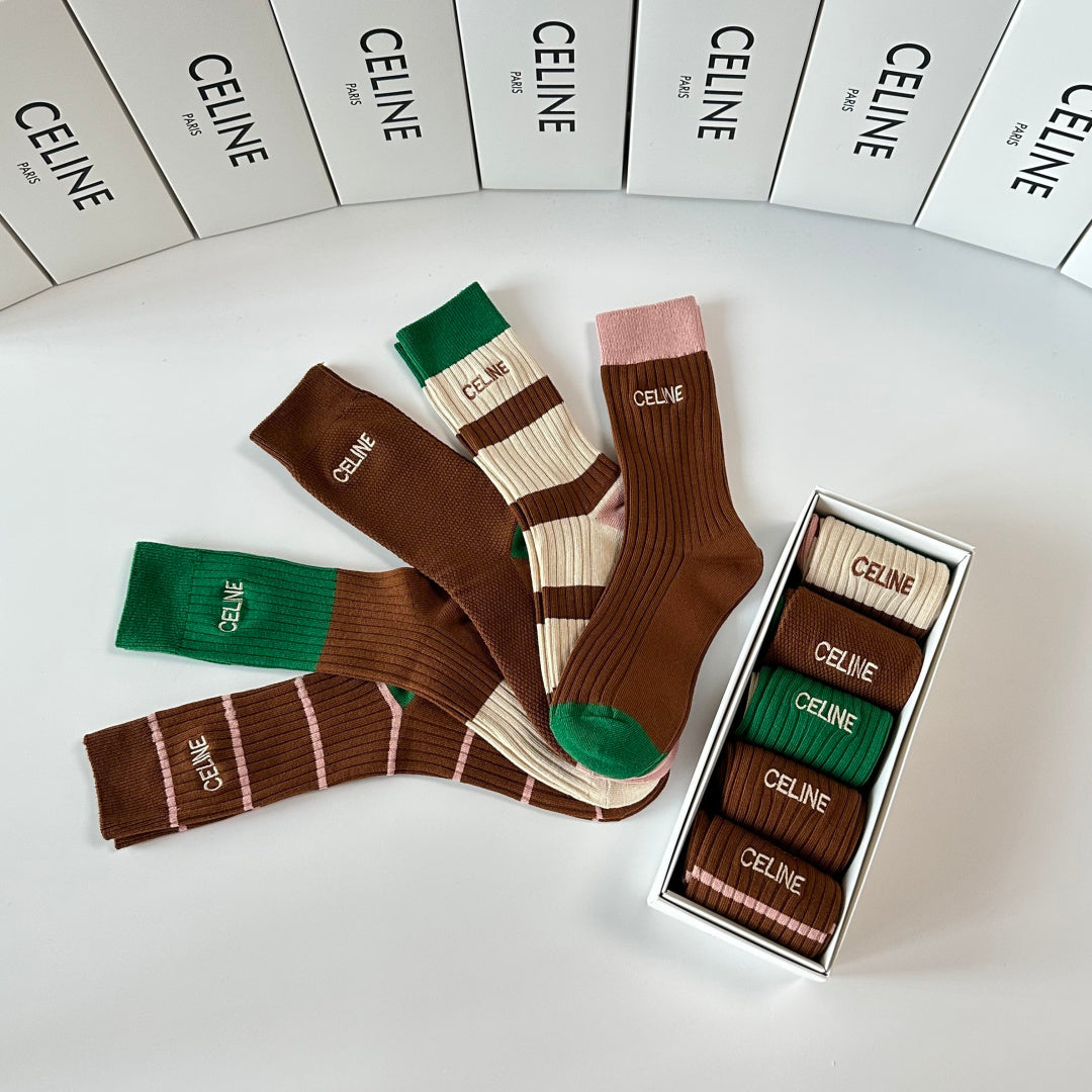 5-Pair Comfort Socks Set (1 BOX)-158