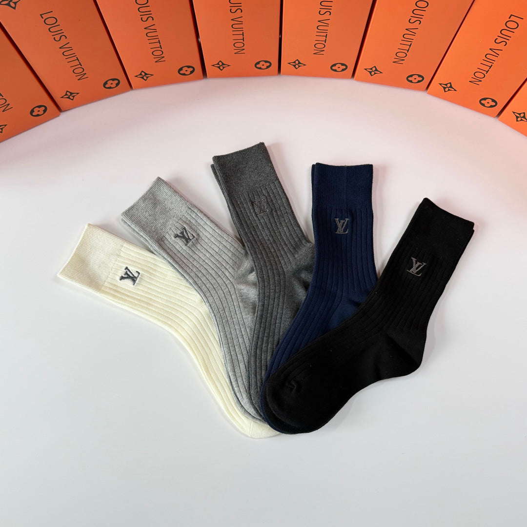 5-Pair Comfort Socks Set (1 BOX)-164