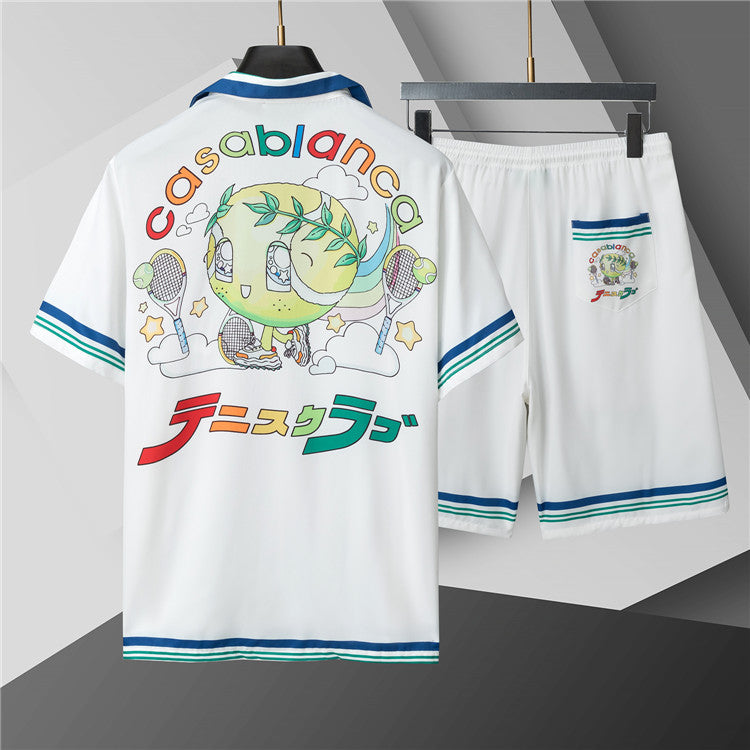 Summer Outfit Set | T-Shirt & Shorts 2-Piece Set-39