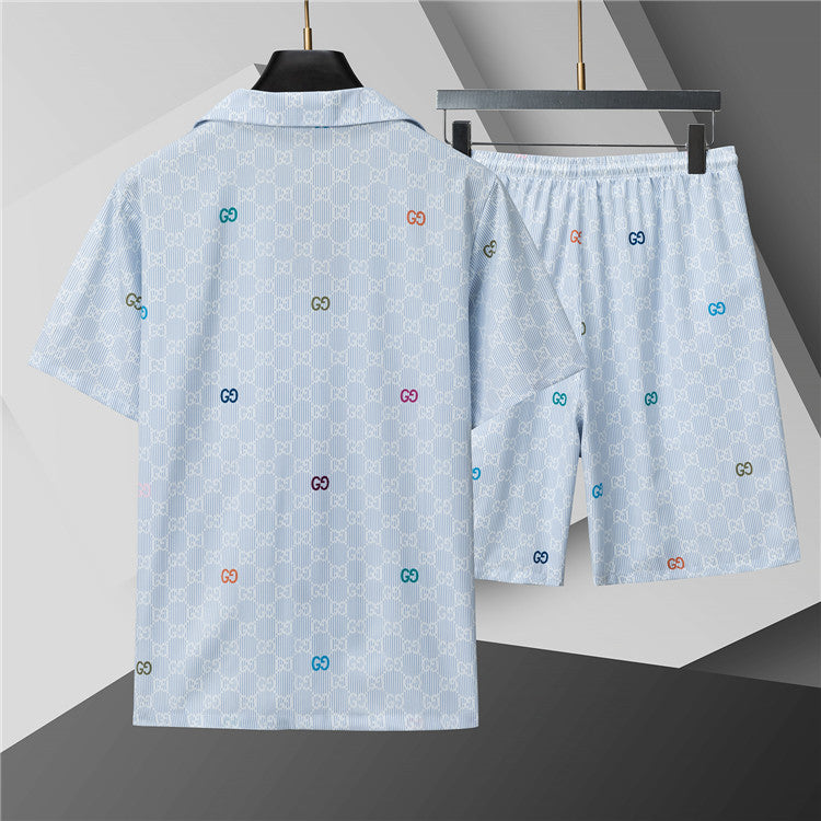 Summer Outfit Set | T-Shirt & Shorts 2-Piece Set-42