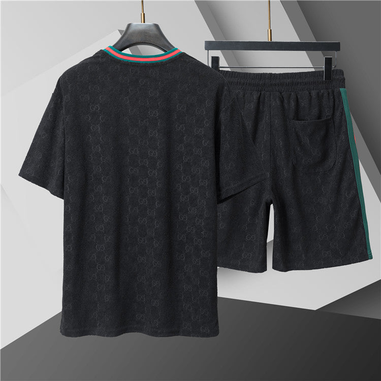 Summer Outfit Set | T-Shirt & Shorts 2-Piece Set-47