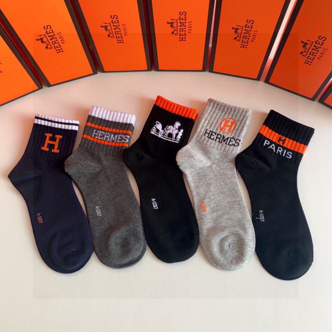 5-Pair Comfort Socks Set (1 BOX)-188