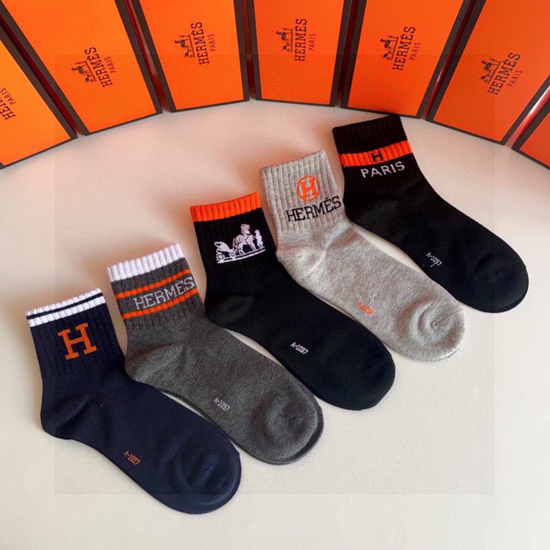 5-Pair Comfort Socks Set (1 BOX)-188