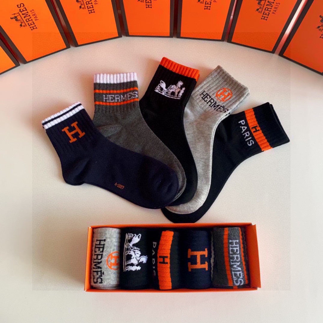 5-Pair Comfort Socks Set (1 BOX)-188