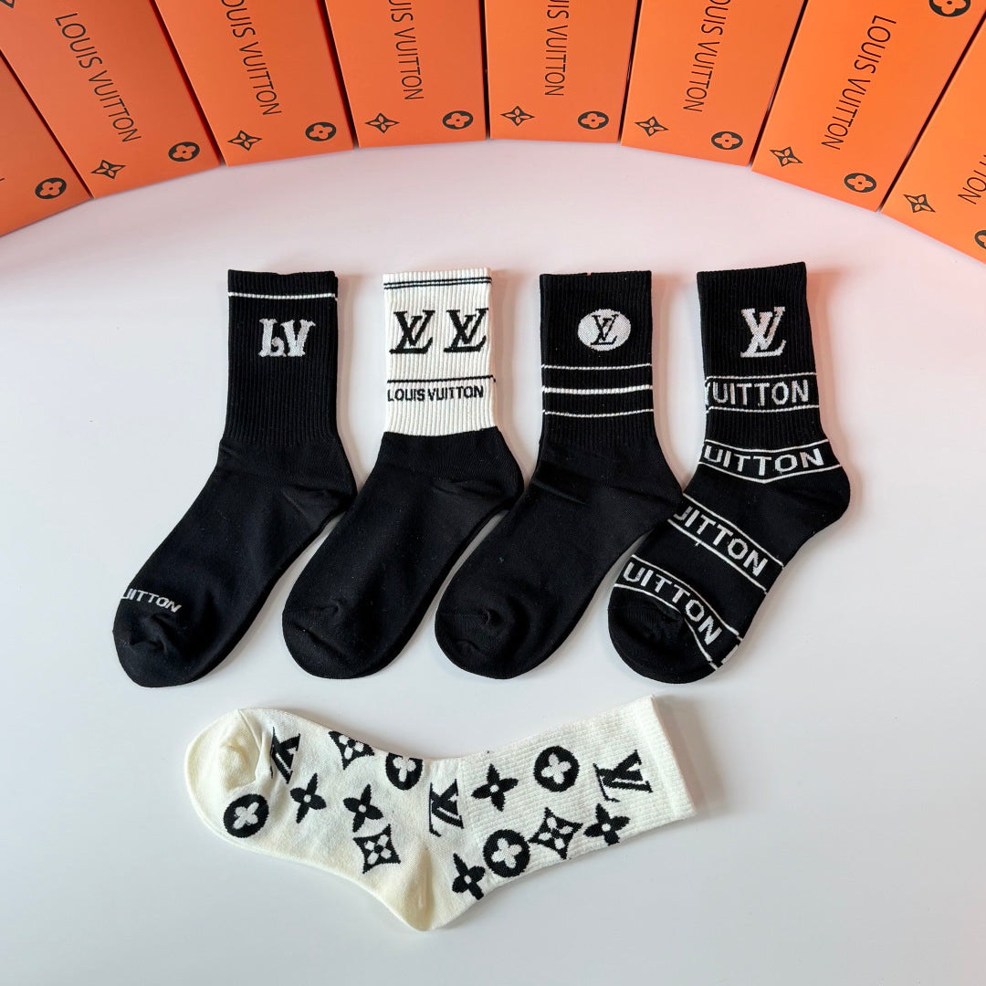 5-Pair Comfort Socks Set (1 BOX)-189