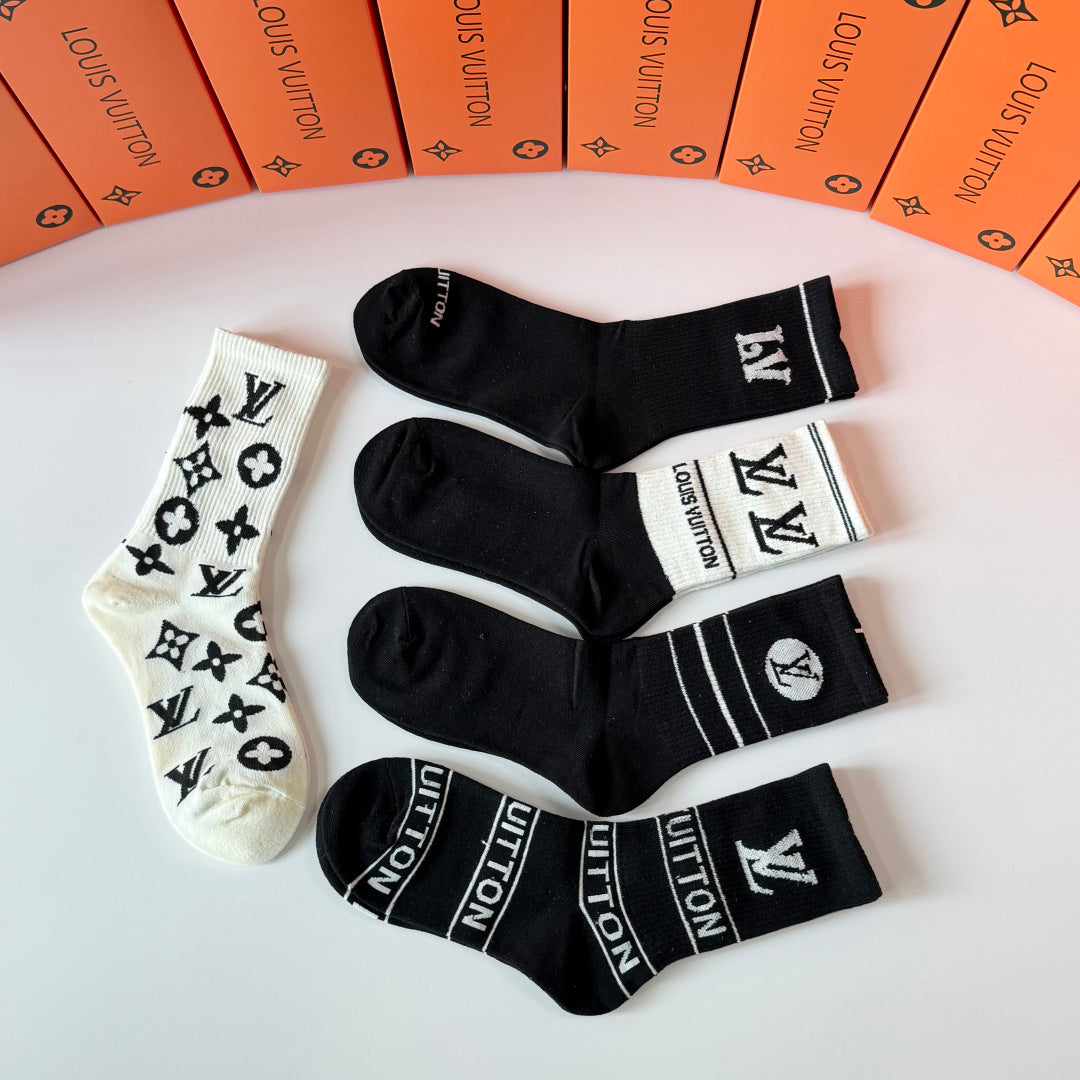 5-Pair Comfort Socks Set (1 BOX)-189