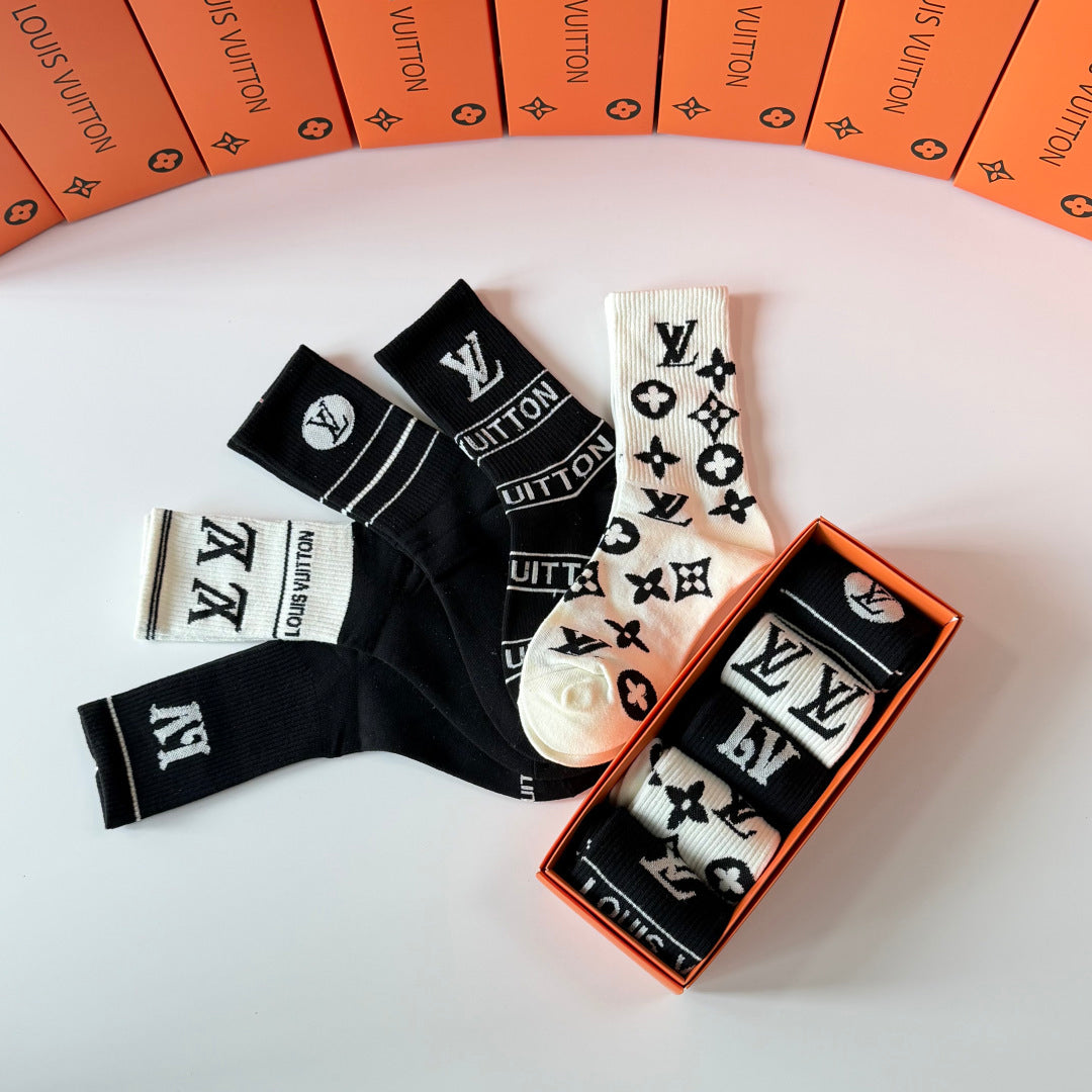 5-Pair Comfort Socks Set (1 BOX)-189