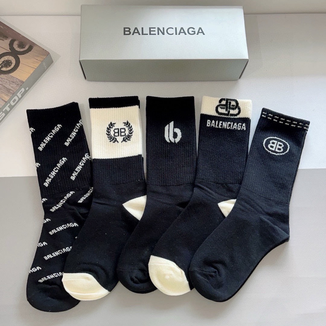 5-Pair Comfort Socks Set (1 BOX)-197