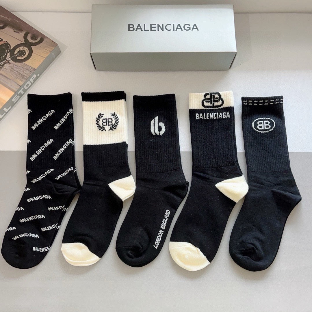5-Pair Comfort Socks Set (1 BOX)-197