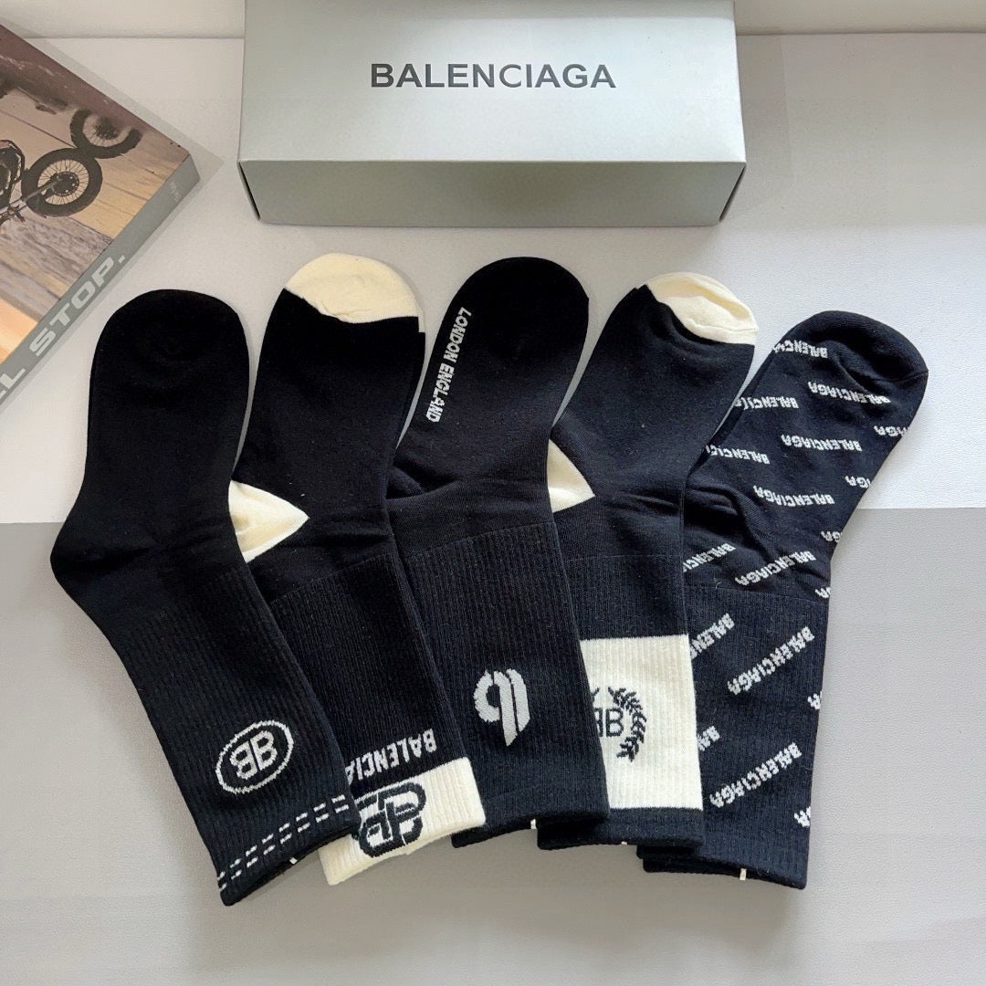 5-Pair Comfort Socks Set (1 BOX)-197