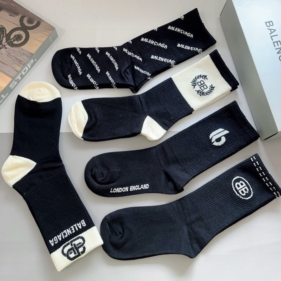 5-Pair Comfort Socks Set (1 BOX)-197