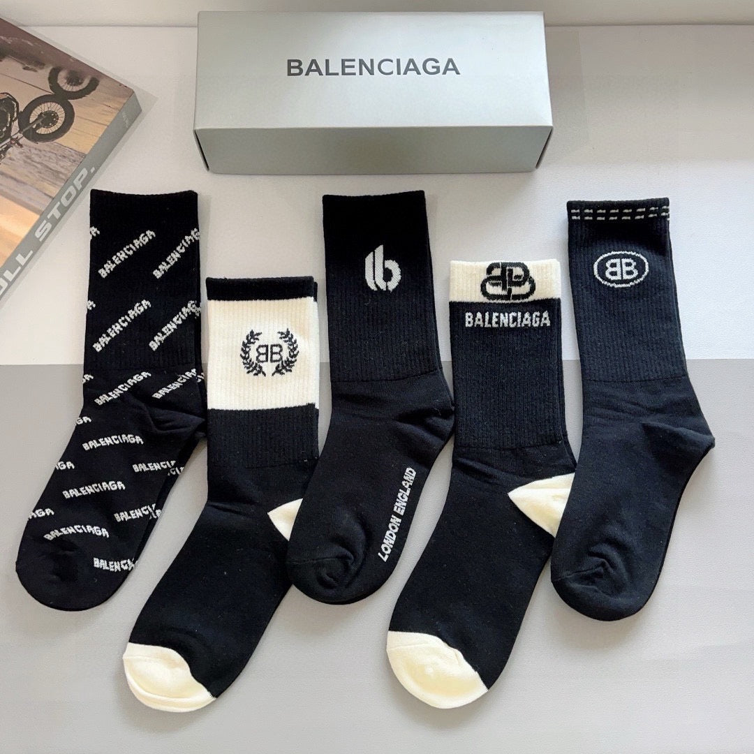 5-Pair Comfort Socks Set (1 BOX)-197