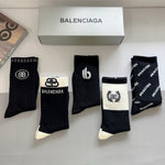 5-Pair Comfort Socks Set (1 BOX)-197