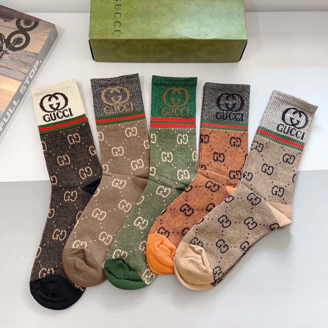 5-Pair Comfort Socks Set (1 BOX)-198
