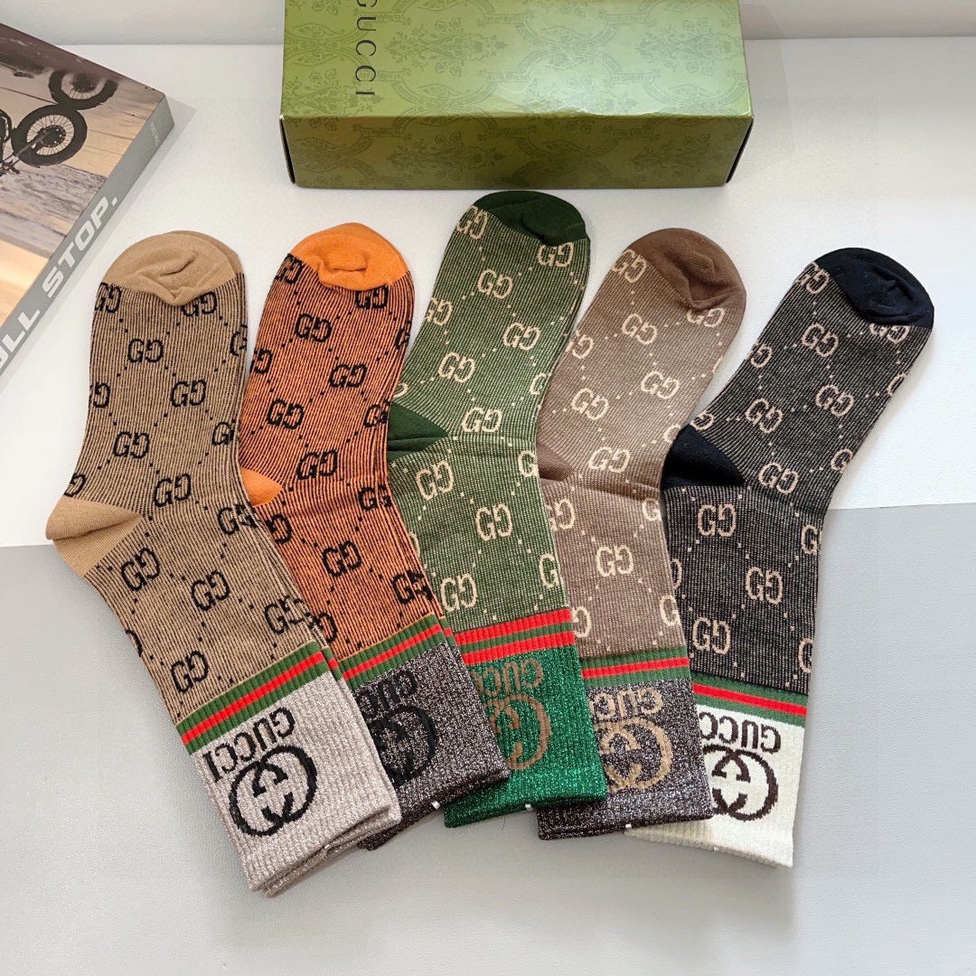 5-Pair Comfort Socks Set (1 BOX)-198