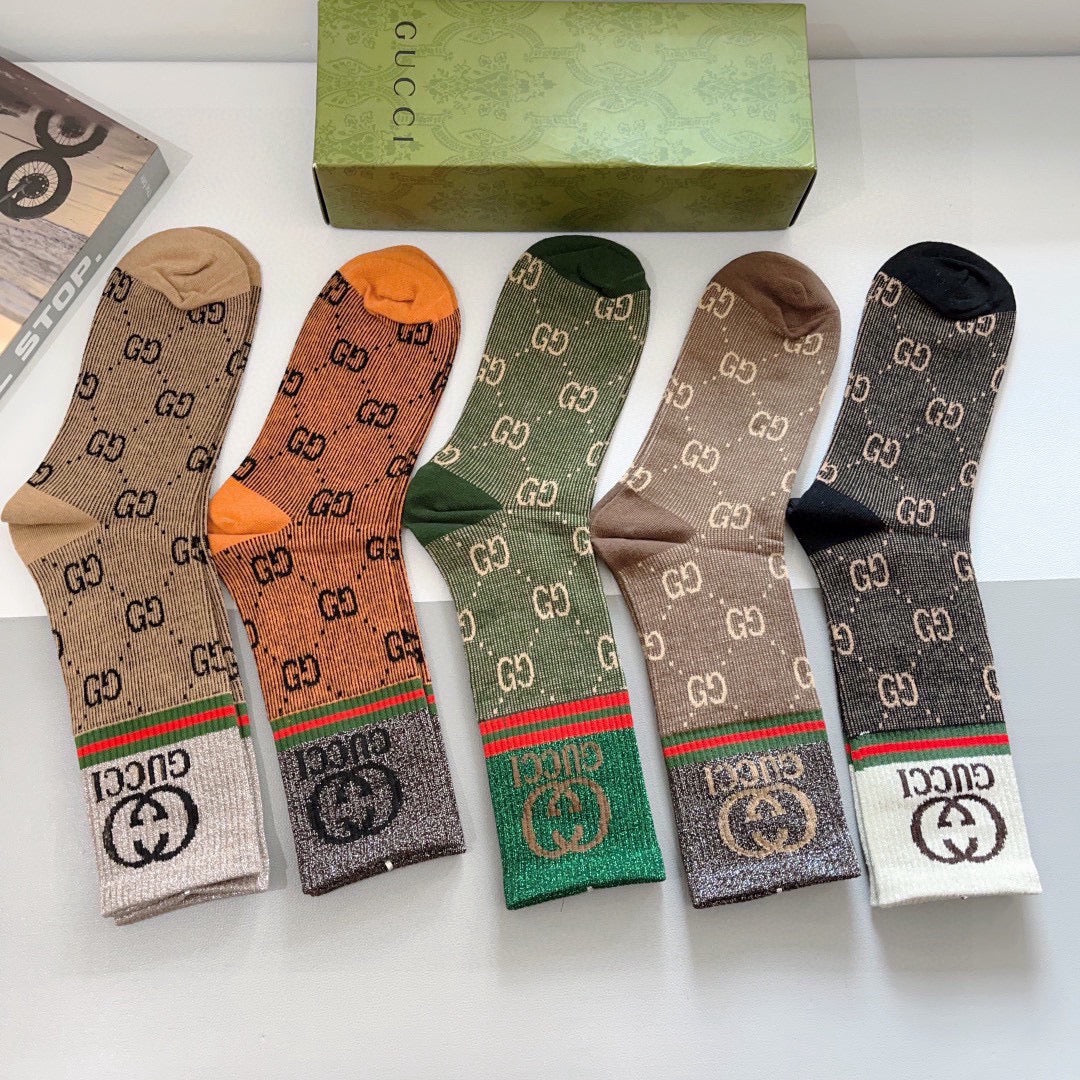 5-Pair Comfort Socks Set (1 BOX)-198