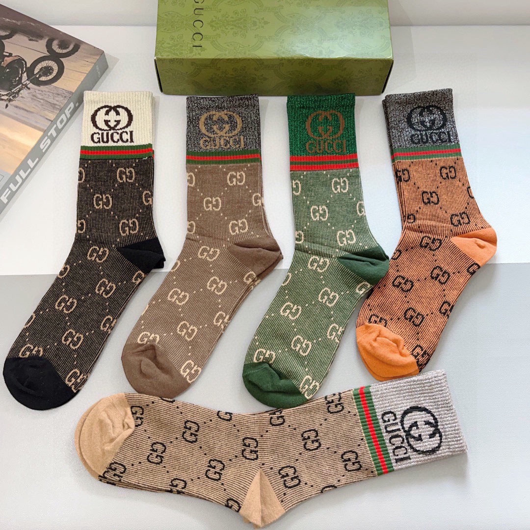 5-Pair Comfort Socks Set (1 BOX)-198