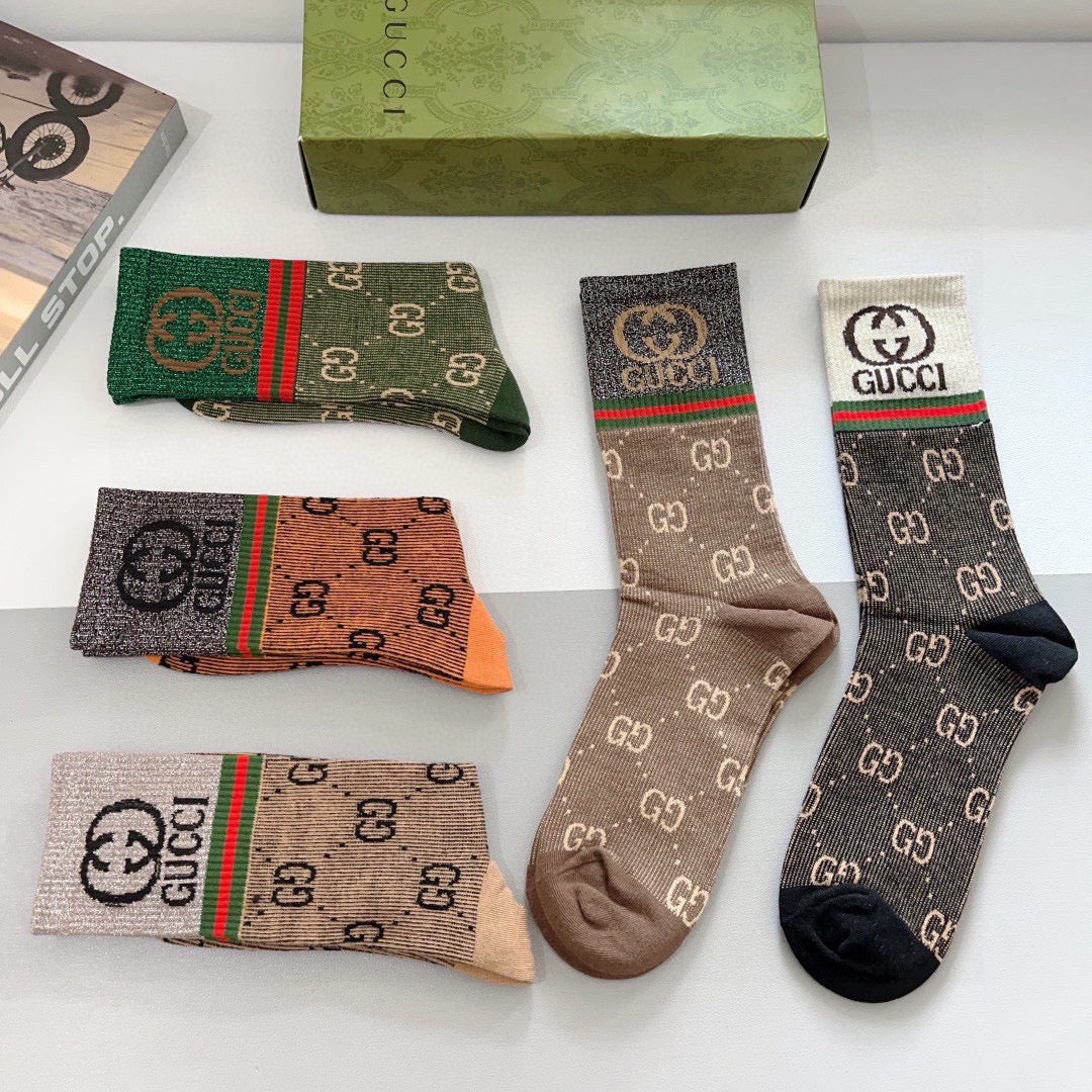 5-Pair Comfort Socks Set (1 BOX)-198