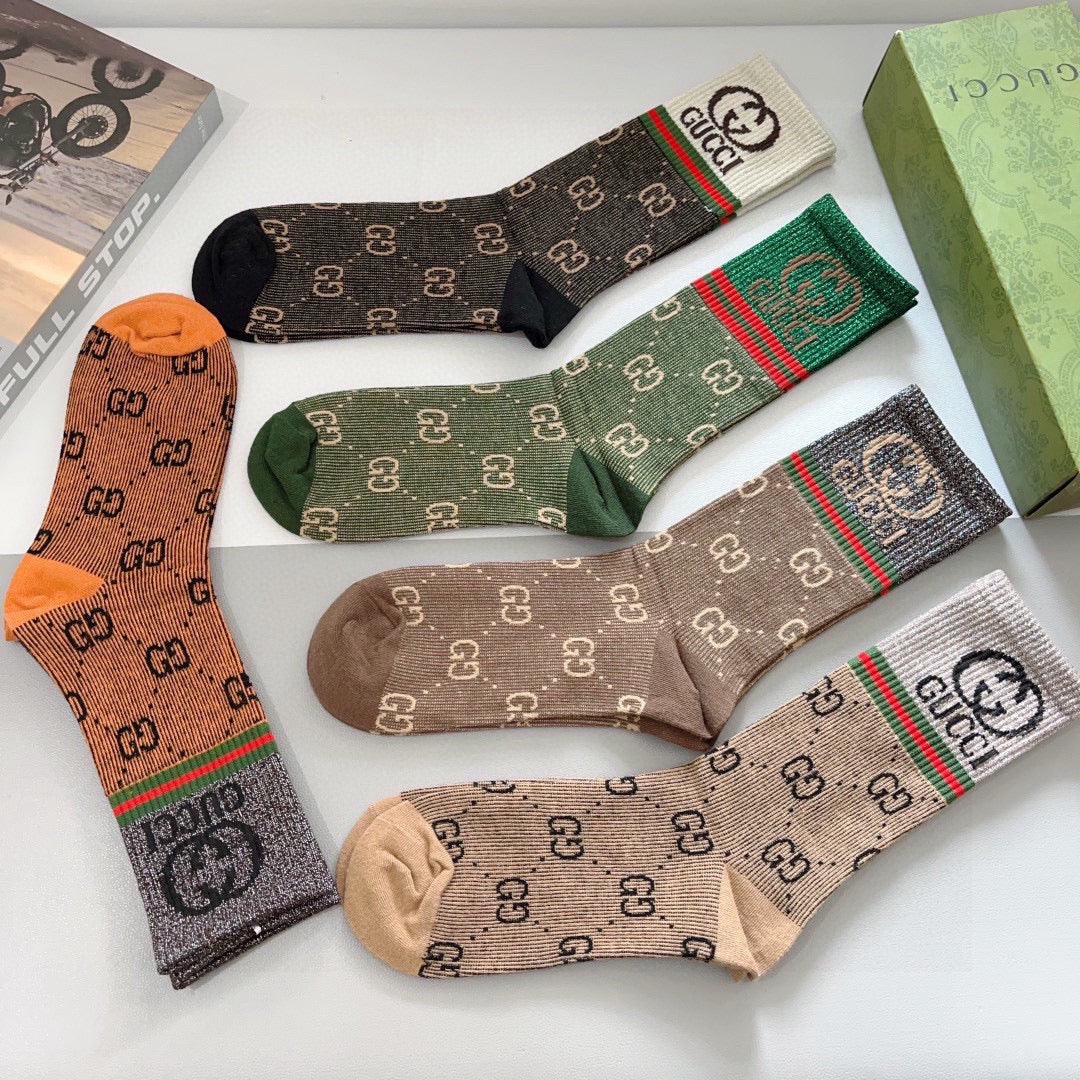 5-Pair Comfort Socks Set (1 BOX)-198
