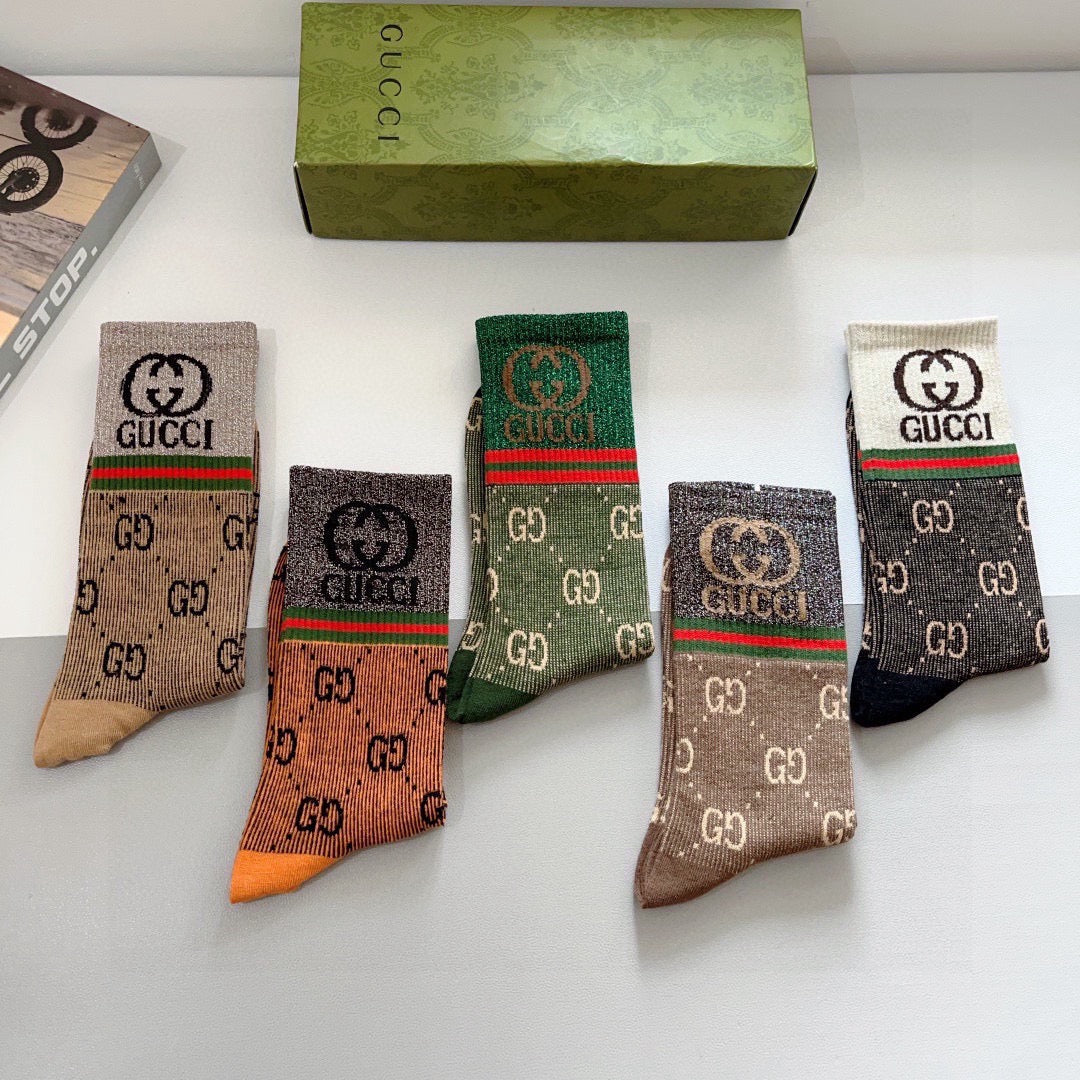 5-Pair Comfort Socks Set (1 BOX)-198