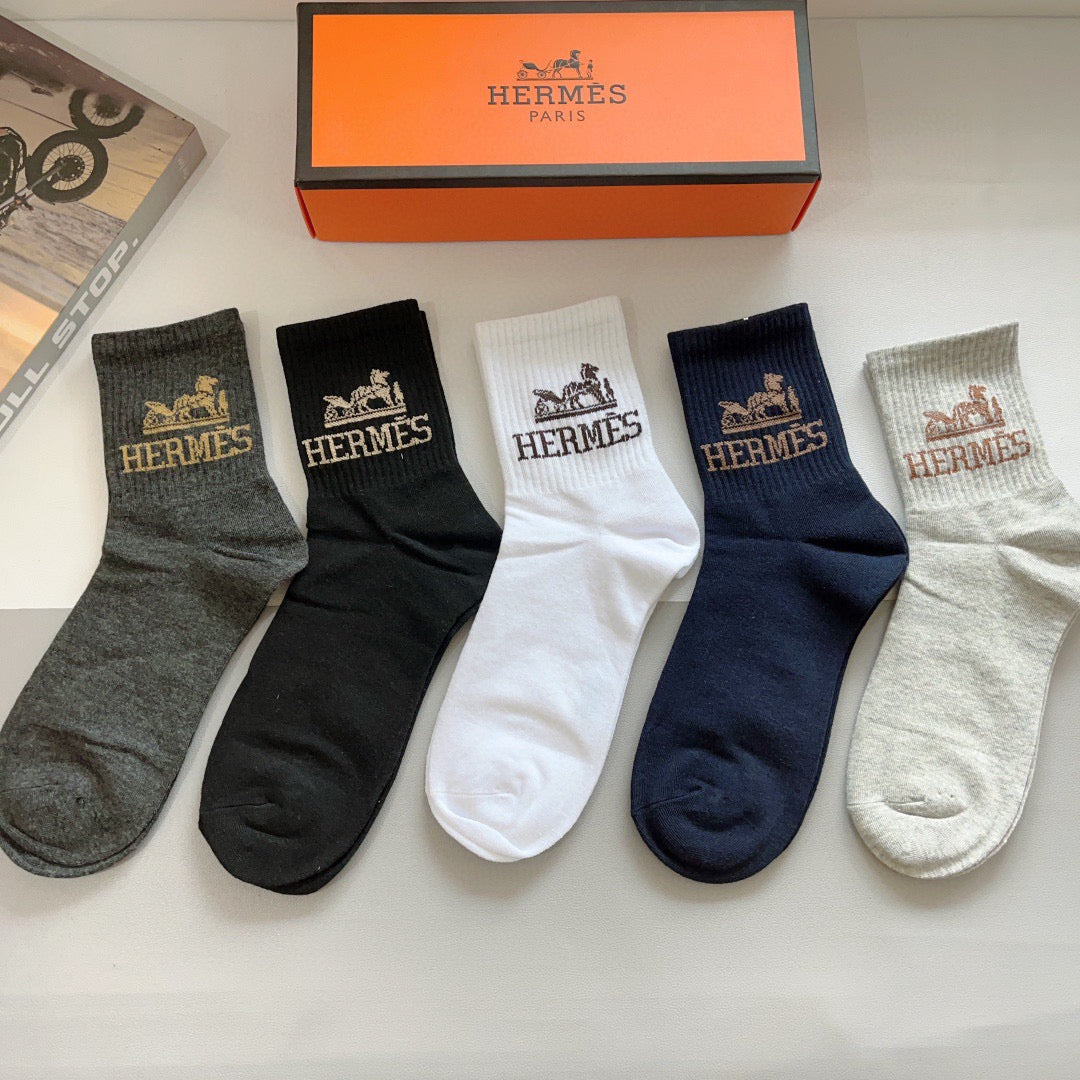 5-Pair Comfort Socks Set (1 BOX)-199