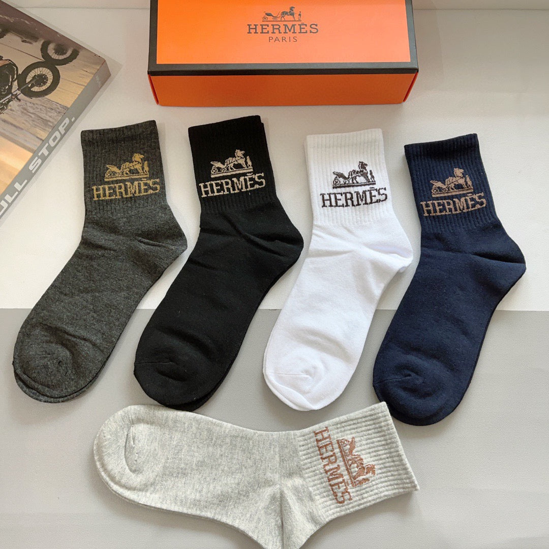 5-Pair Comfort Socks Set (1 BOX)-199