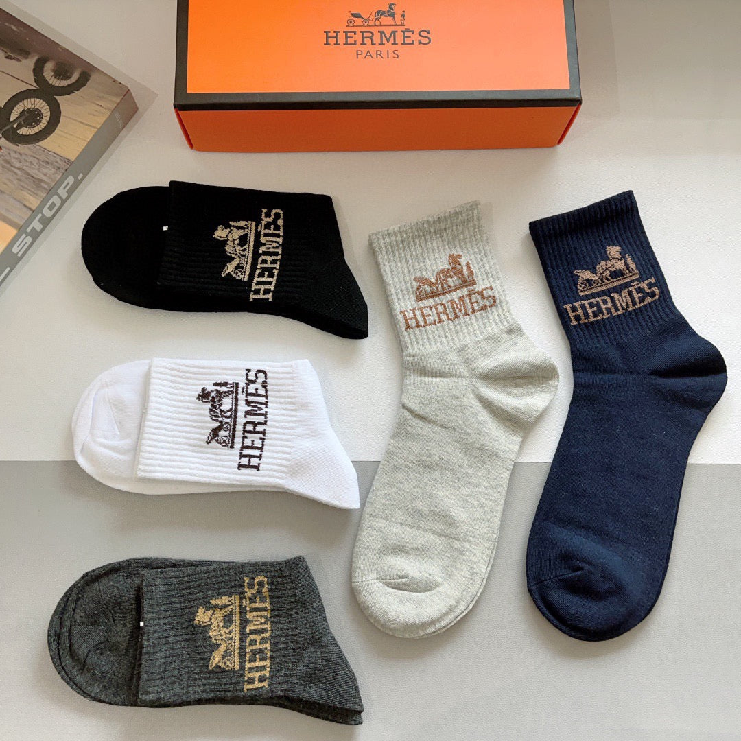 5-Pair Comfort Socks Set (1 BOX)-199