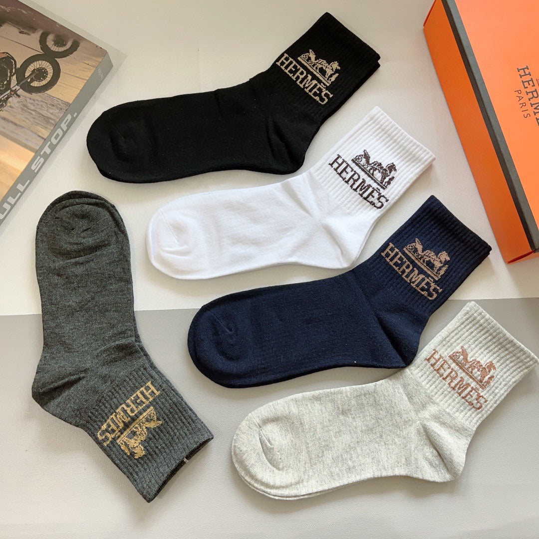 5-Pair Comfort Socks Set (1 BOX)-199
