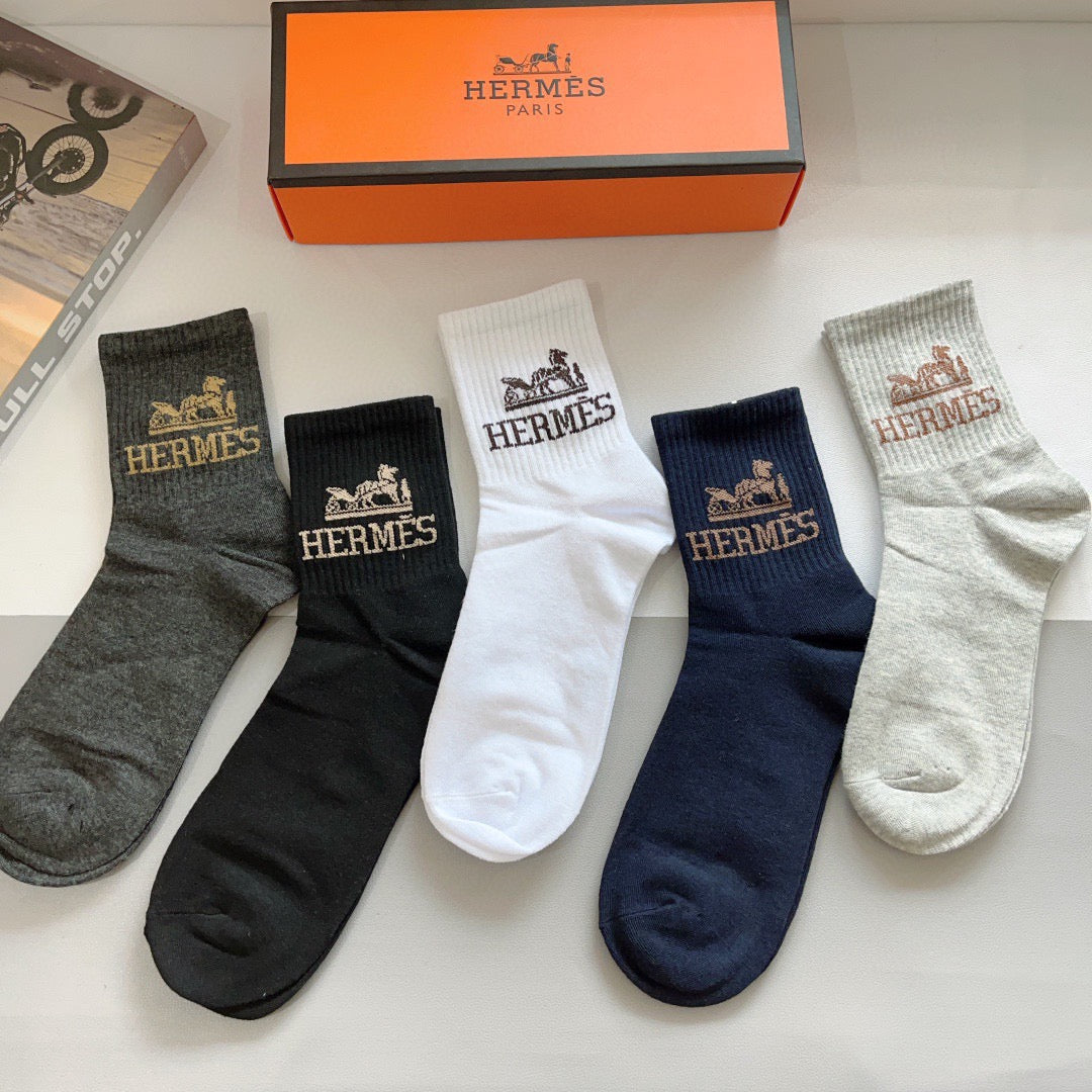 5-Pair Comfort Socks Set (1 BOX)-199