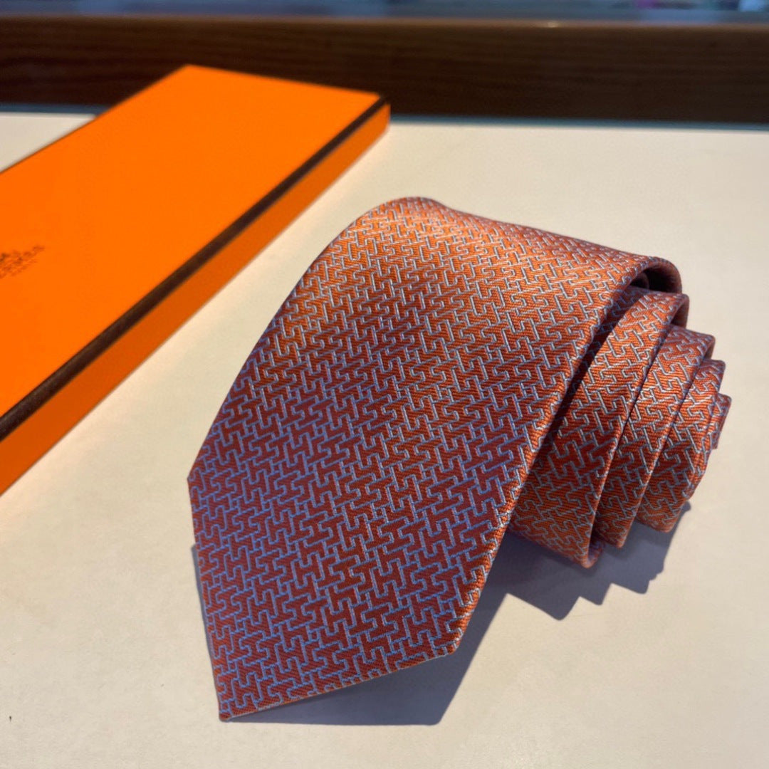 Handcrafted Jacquard Tie-10