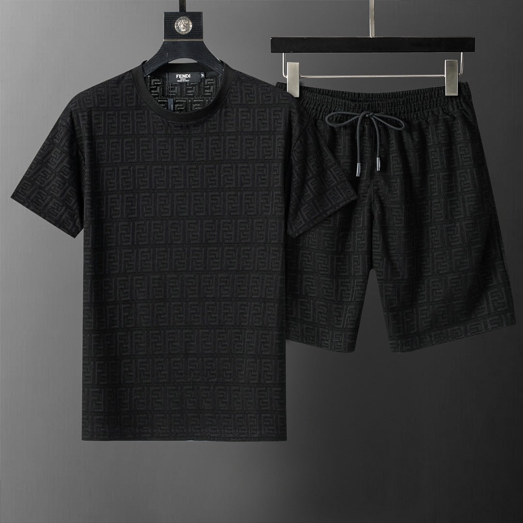 Summer Outfit Set | T-Shirt & Shorts 2-Piece Set-84