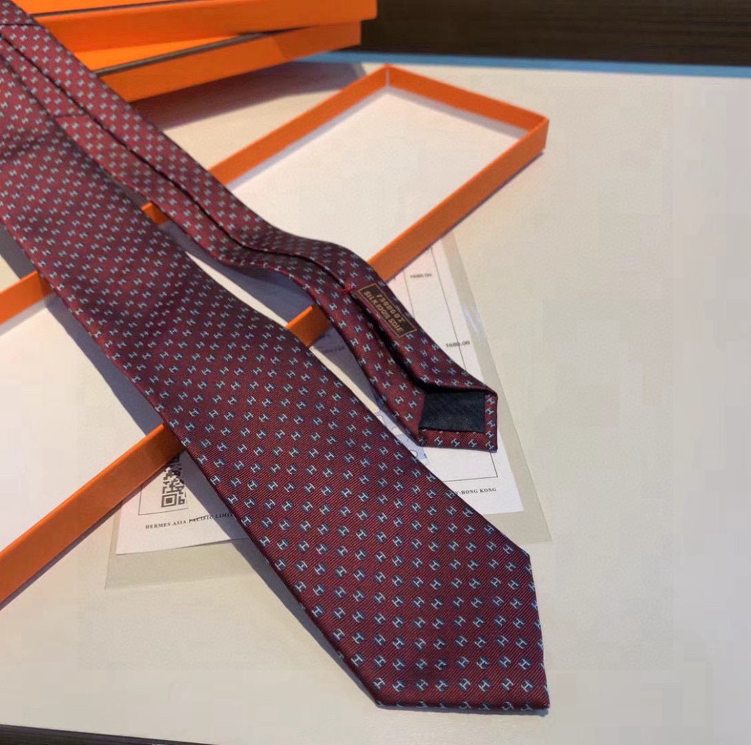 Handcrafted Jacquard Tie-40