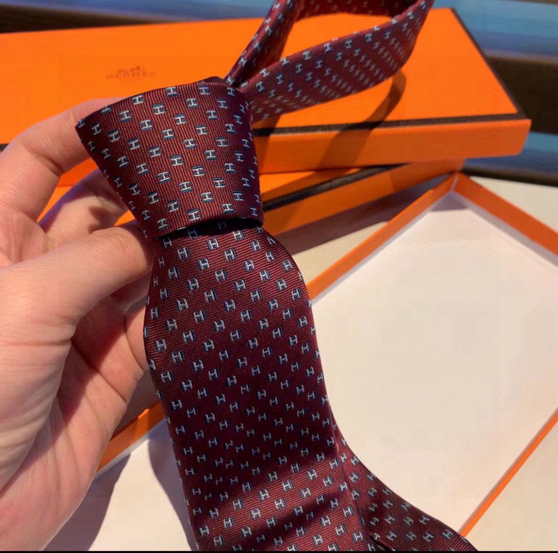 Handcrafted Jacquard Tie-40