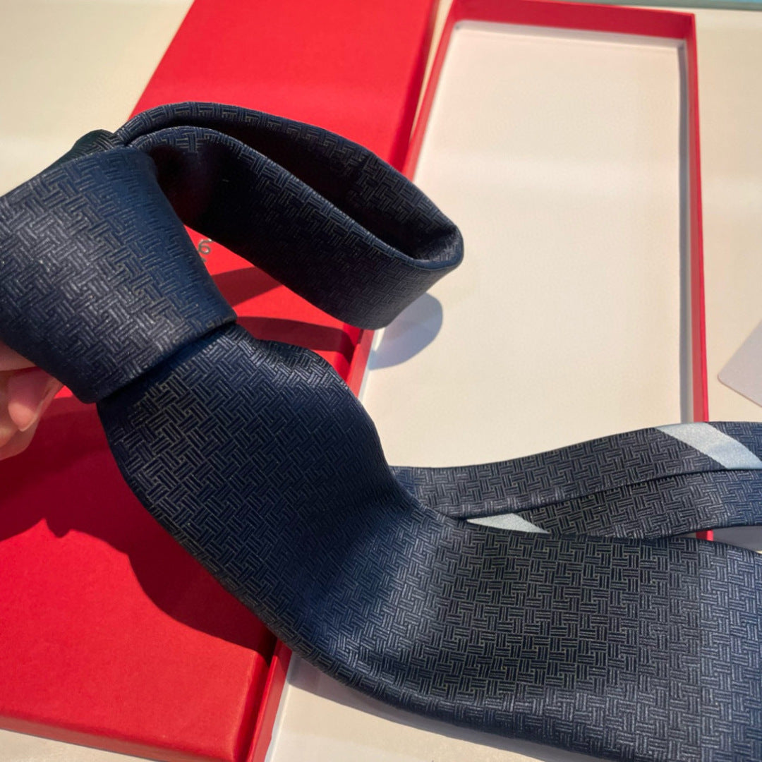 Handcrafted Jacquard Tie-49