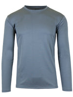 Men's Long Sleeve Moisture-Wicking Crew Neck Tees – Quick Dry, Odor Resistant, Wrinkle-Free Active Shirts