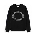 Oak Leaf Crest Print Sweatshirt