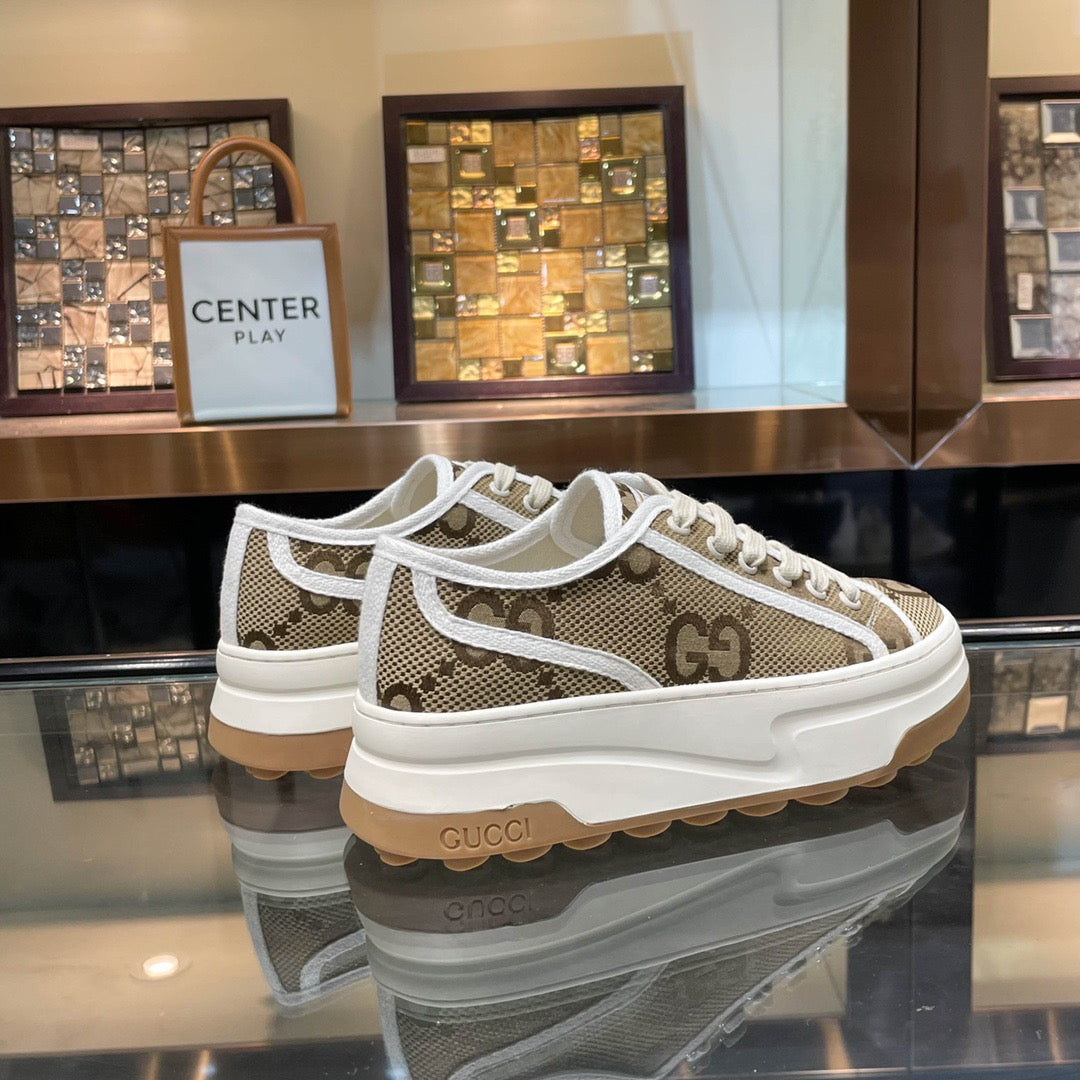 Classic retro preppy board shoes-002