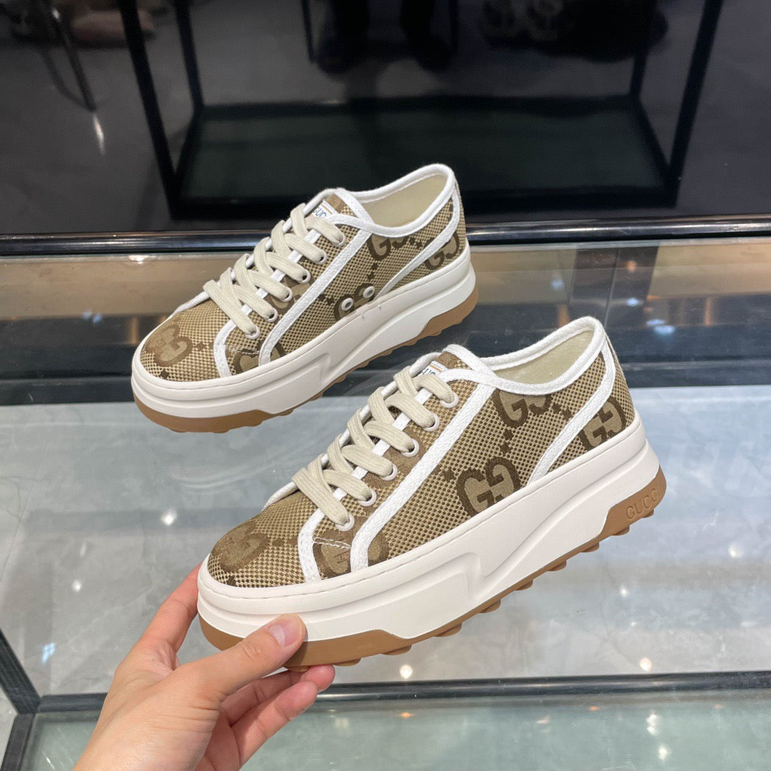 Classic retro preppy board shoes-002