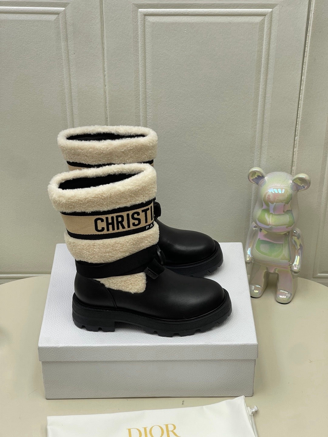 Classic retro preppy board shoes-1003