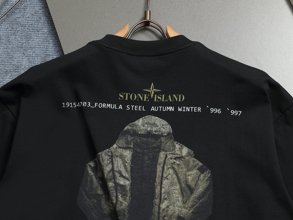 Alphabet Graffiti Splash Ink T shirt-2001