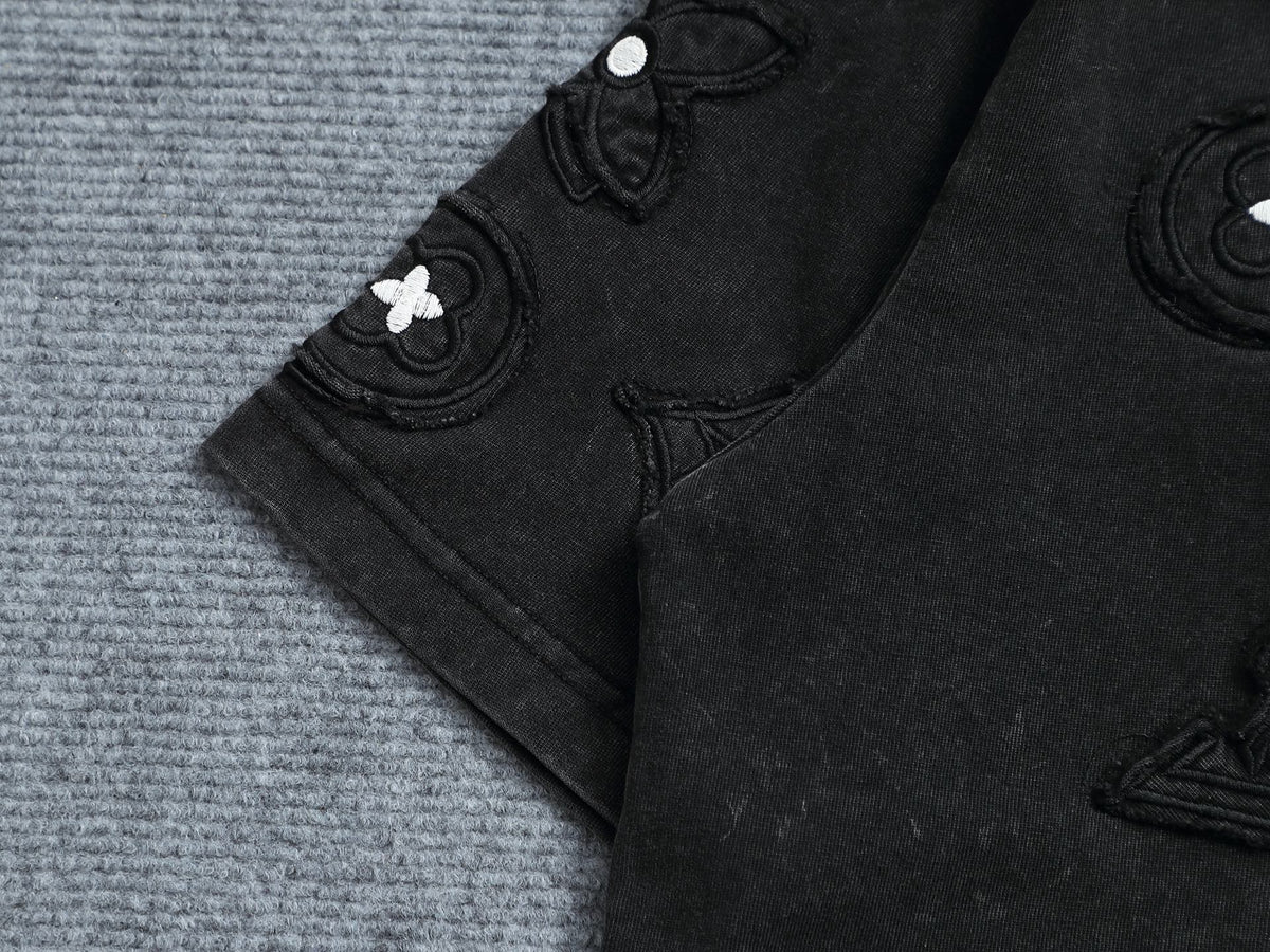 Alphabet Graffiti Splash Ink T shirt-2017