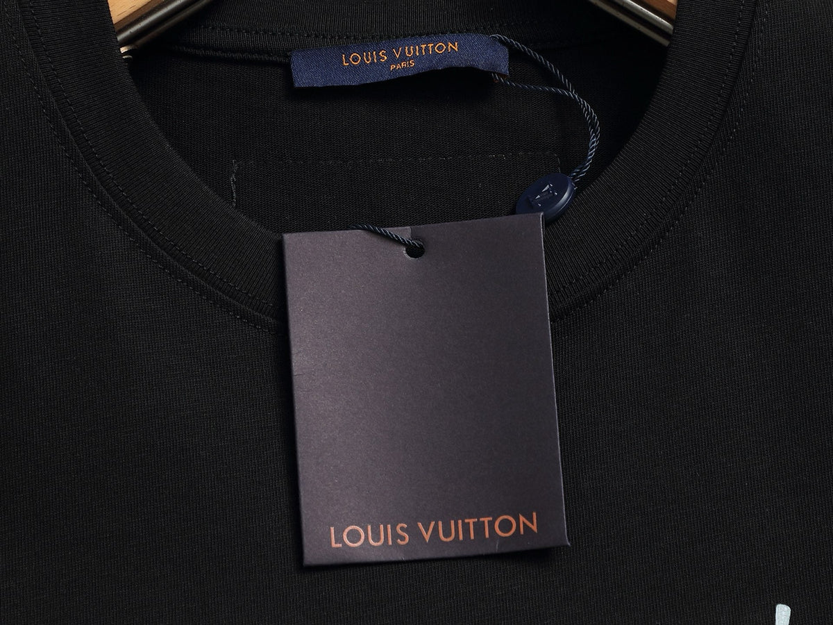 Alphabet Graffiti Splash Ink T shirt-2028