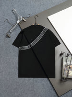 Alphabet Graffiti Splash Ink T shirt-2034