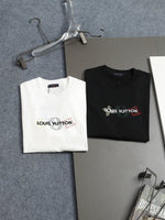 Alphabet Graffiti Splash Ink T shirt-2038