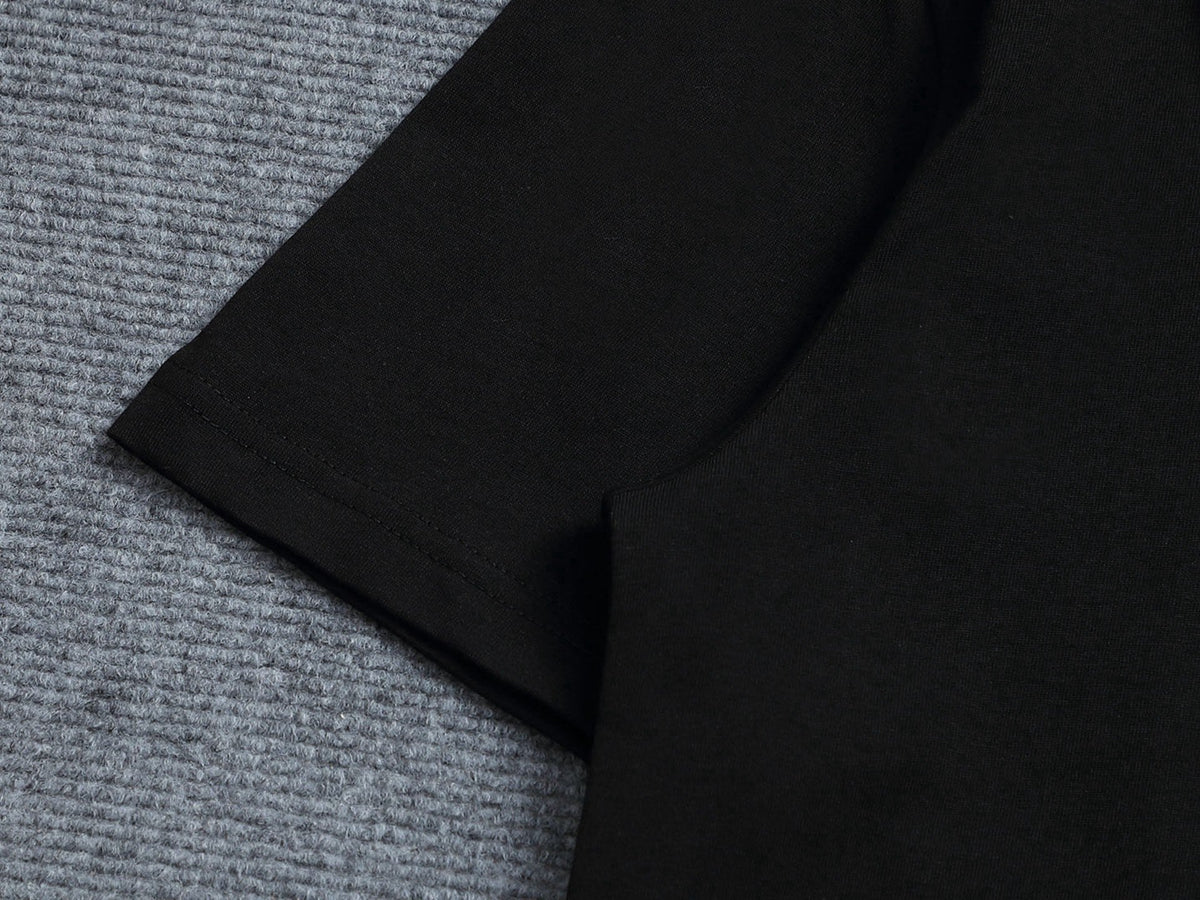 Alphabet Graffiti Splash Ink T shirt-2038