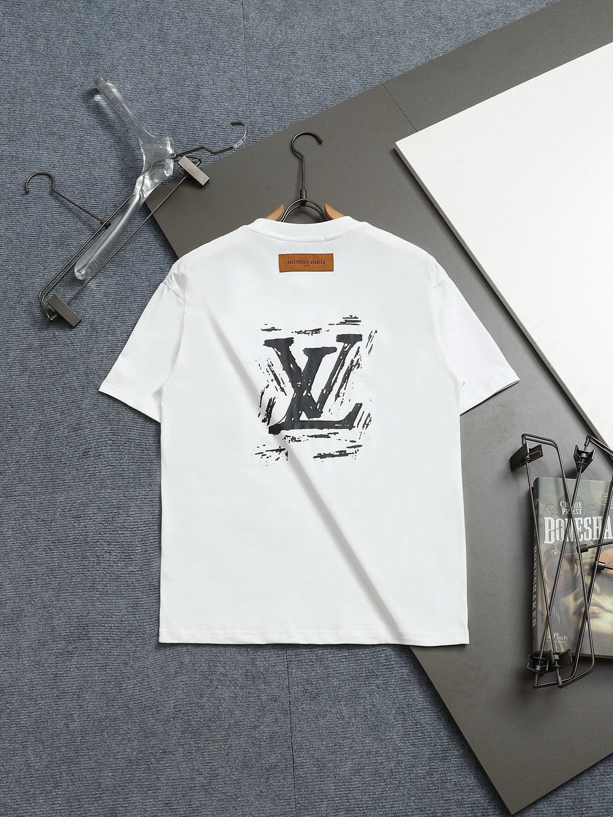 Alphabet Graffiti Splash Ink T shirt-2041