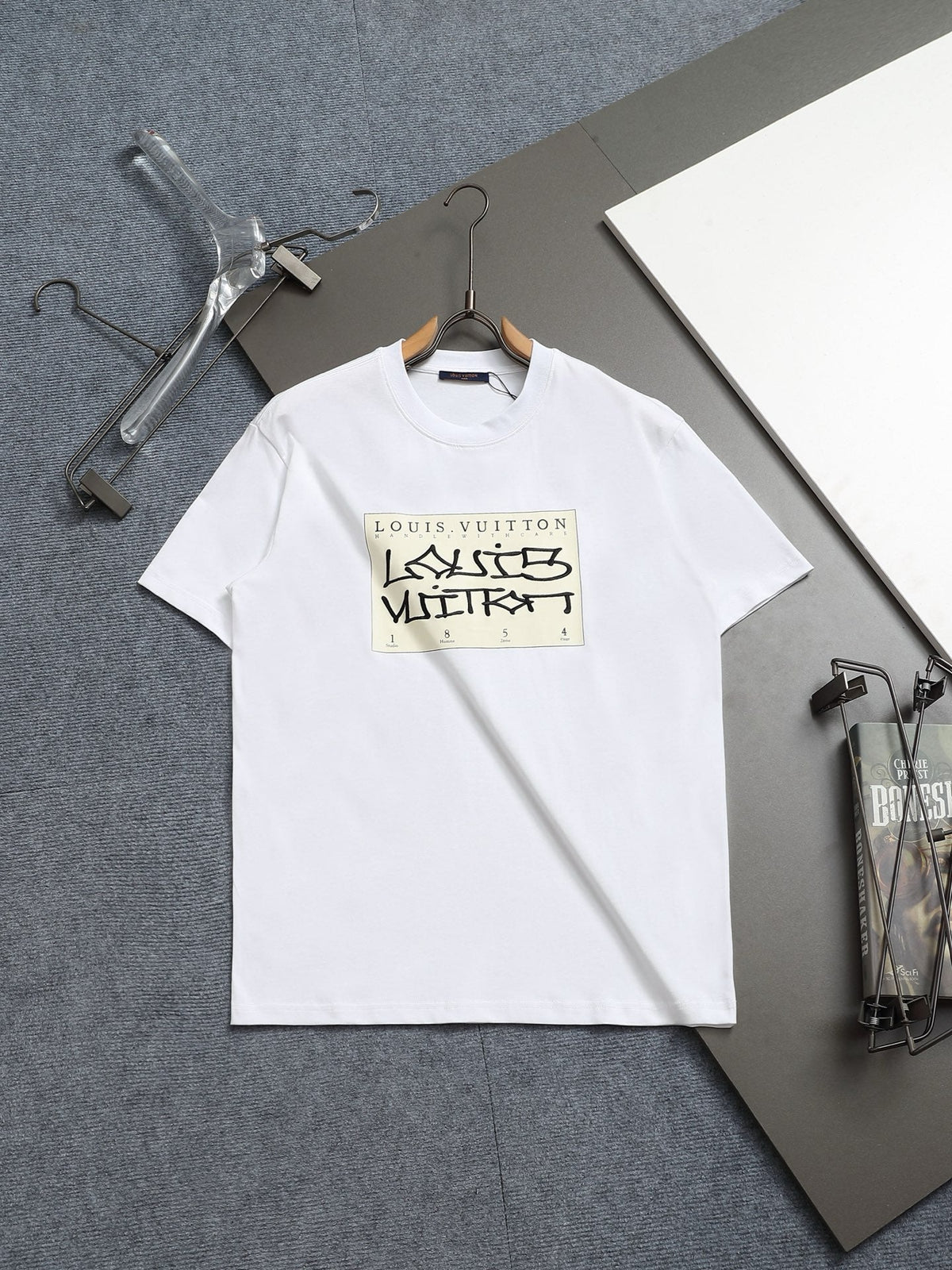 Alphabet Graffiti Splash Ink T shirt-2046