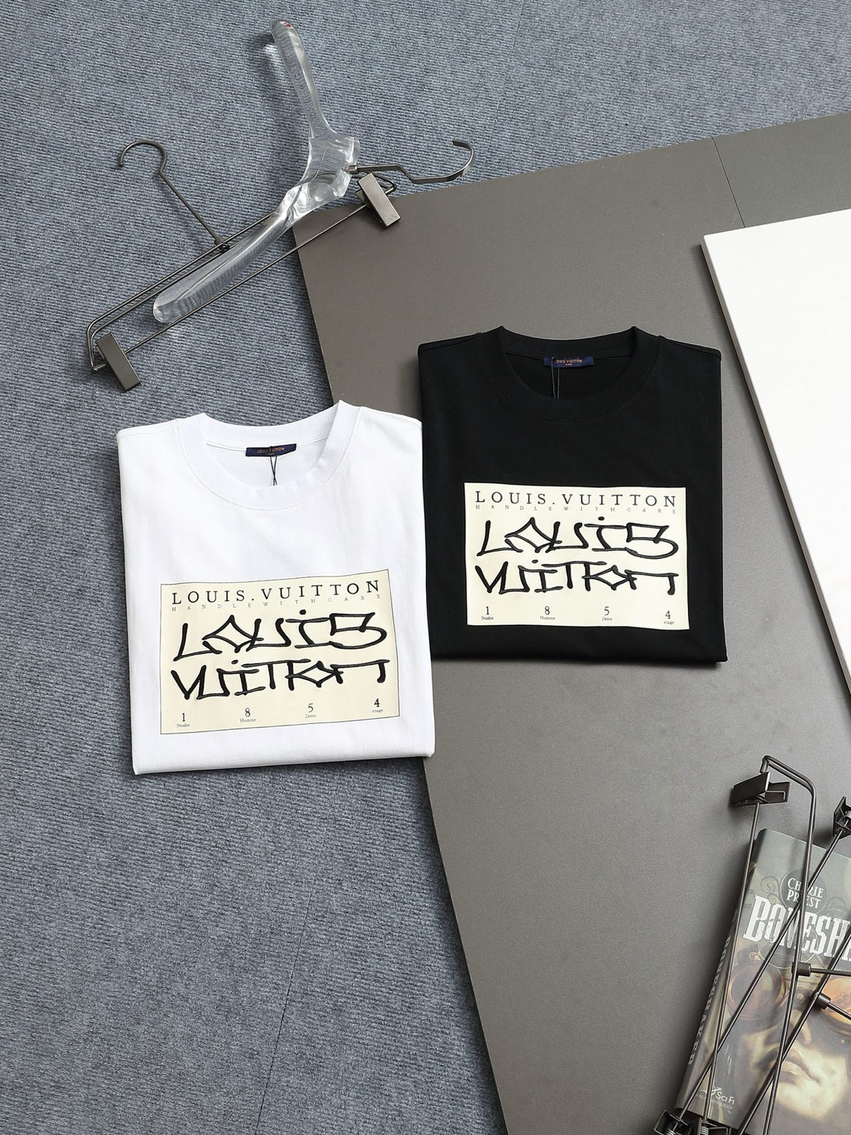 Alphabet Graffiti Splash Ink T shirt-2046