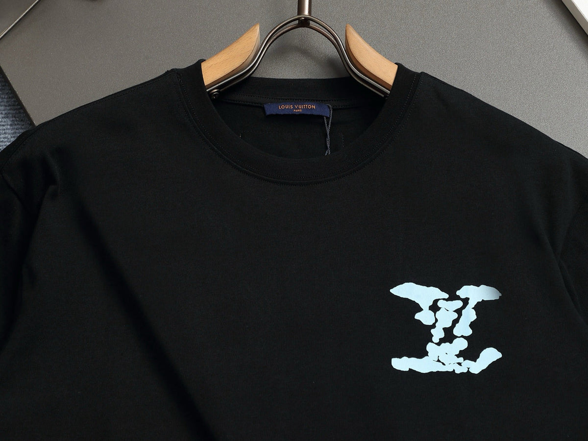 Alphabet Graffiti Splash Ink T shirt-2049