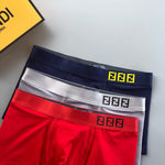Men's Premium Cotton Boxer Briefs (3-Pack)-2